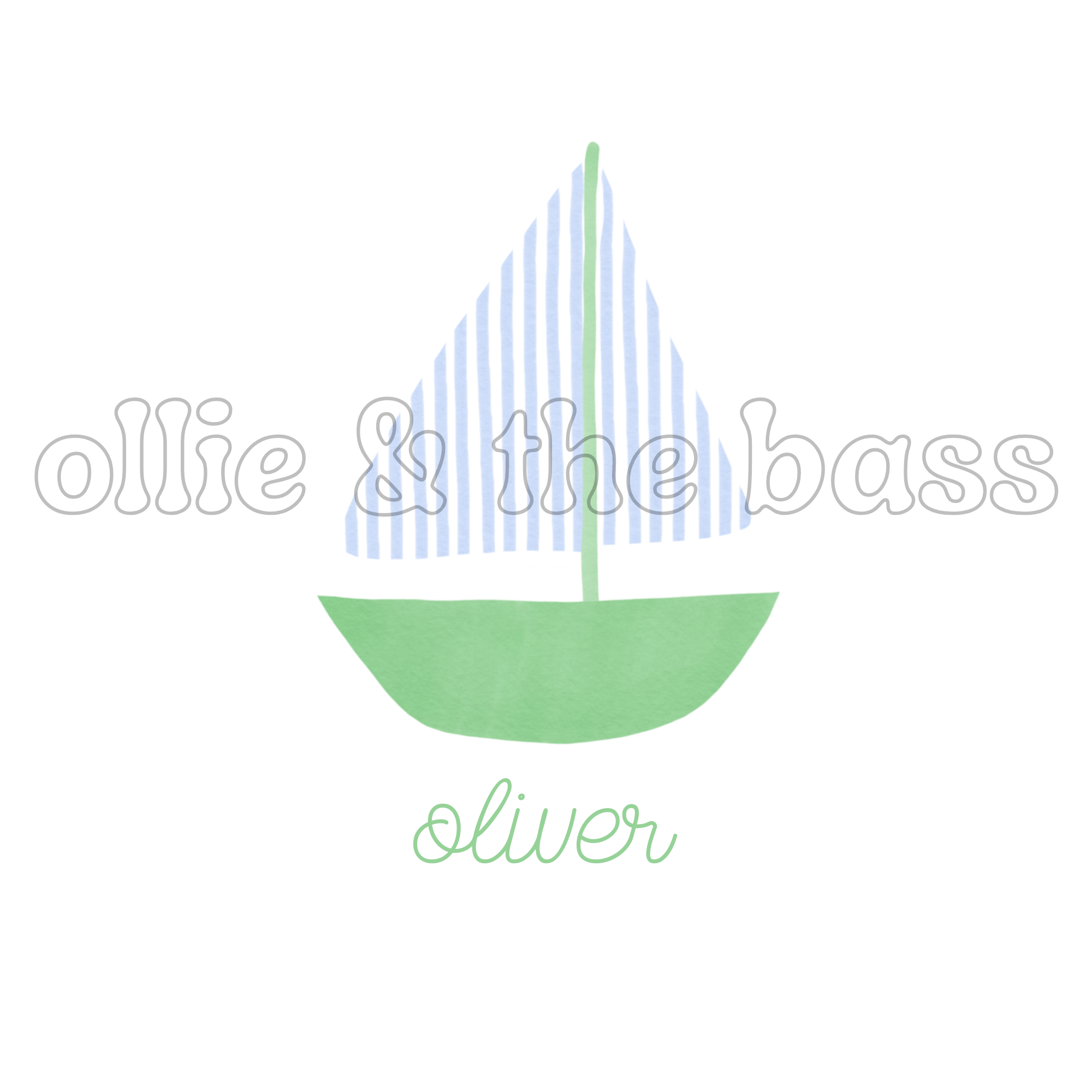 Sailboat Green/Blue