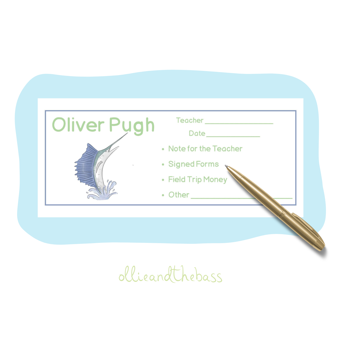 Fish- School Envelopes