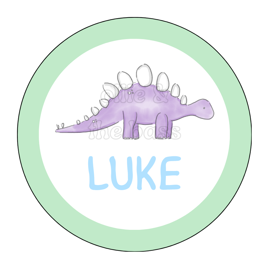 Bag Tag: Stegosaurus