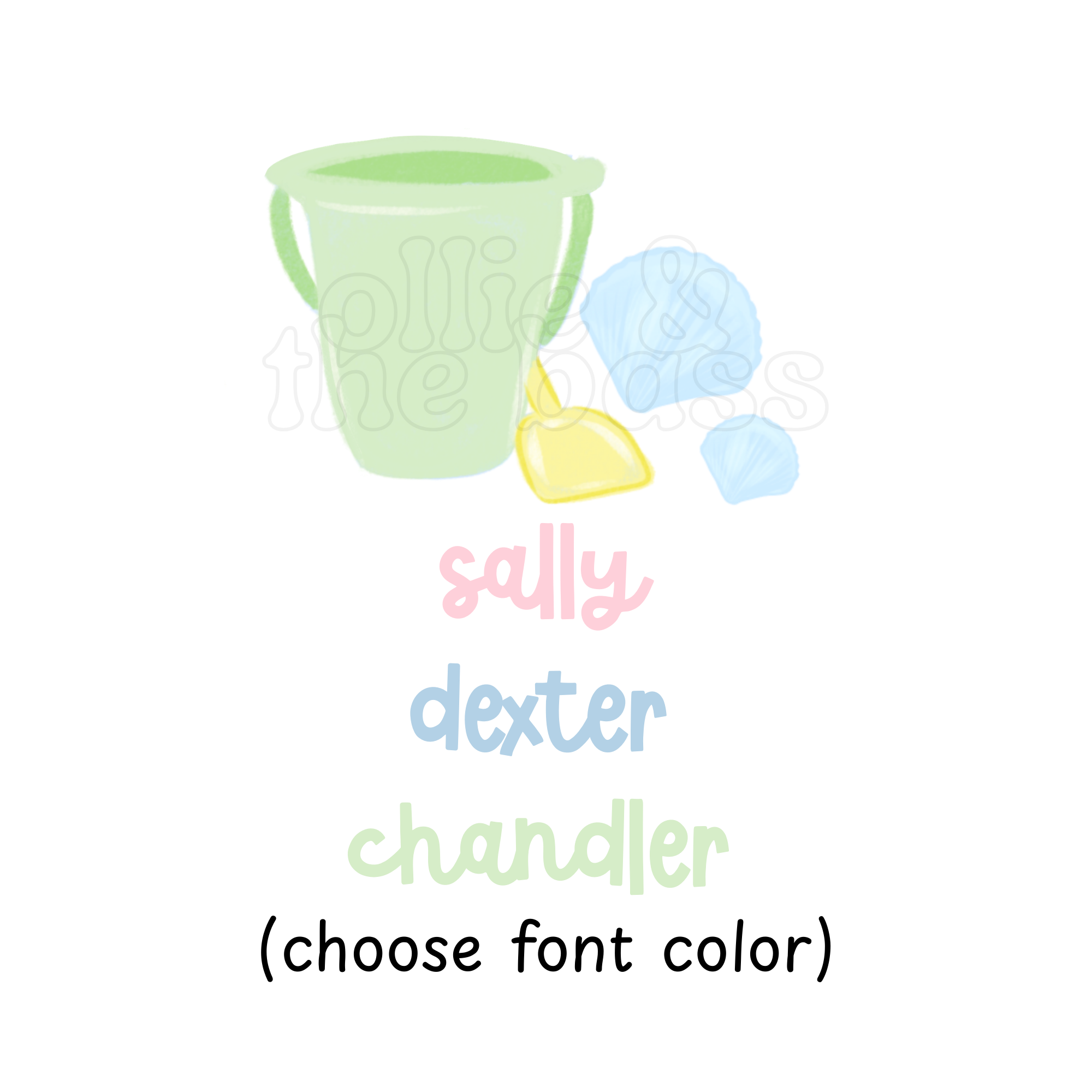 Pastel Sandbucket