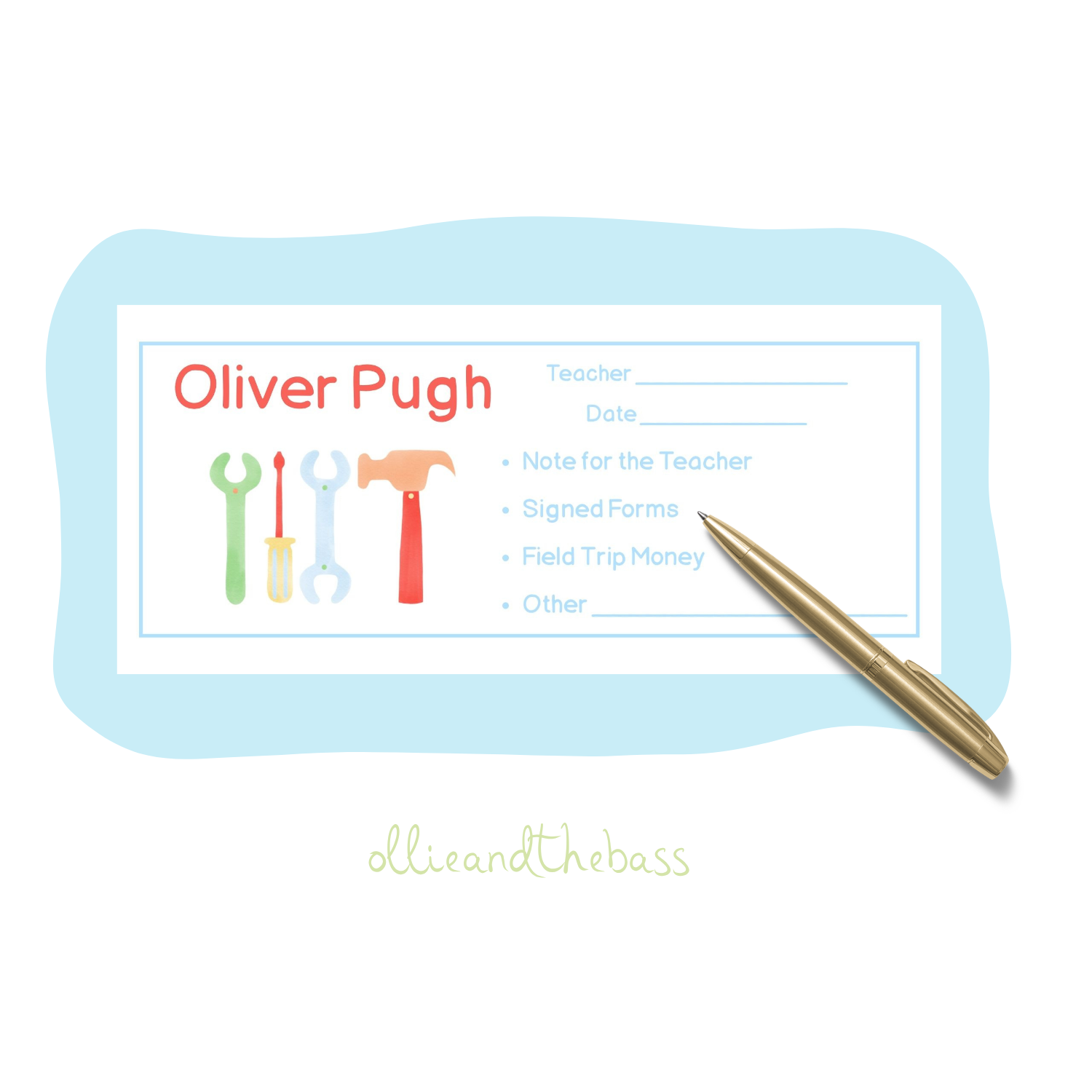 Tools - School Envelopes