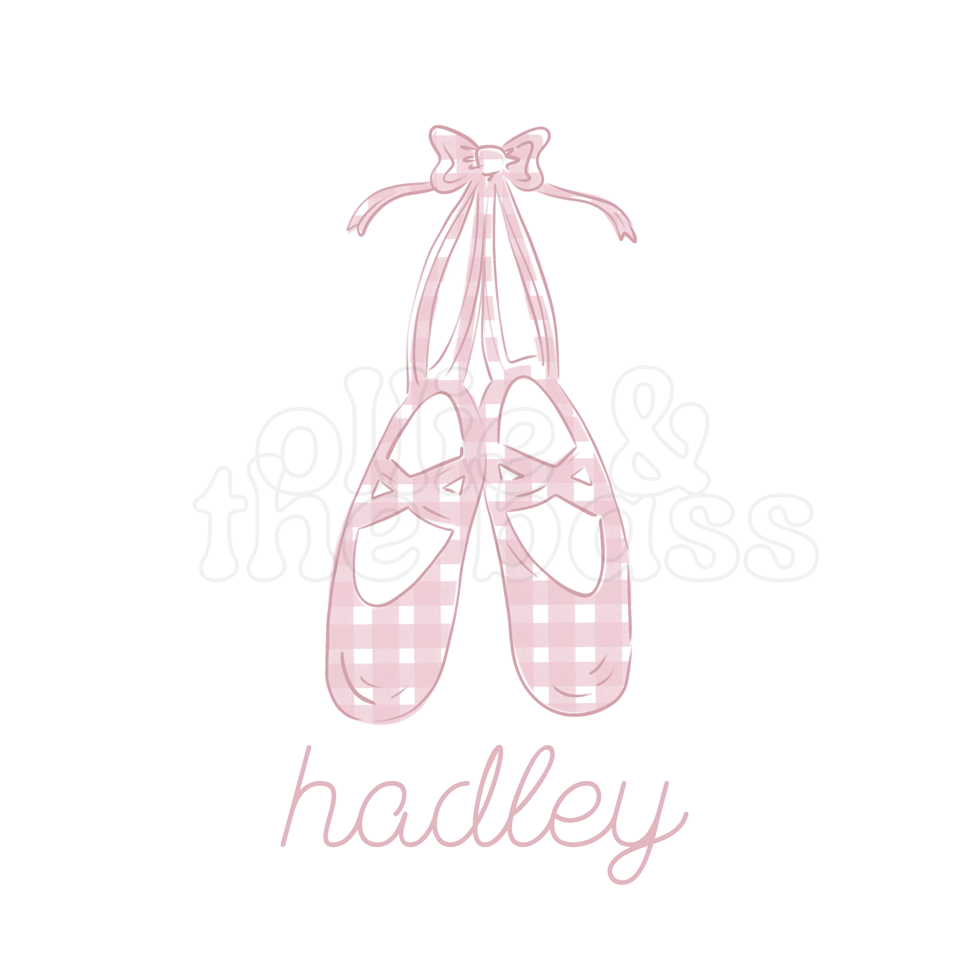 Gingham Ballet Slippers