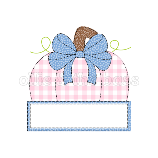 Pumpkin with Bow