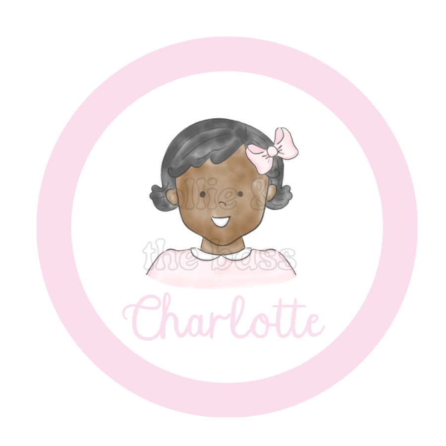 Bag Tag: Girl Face