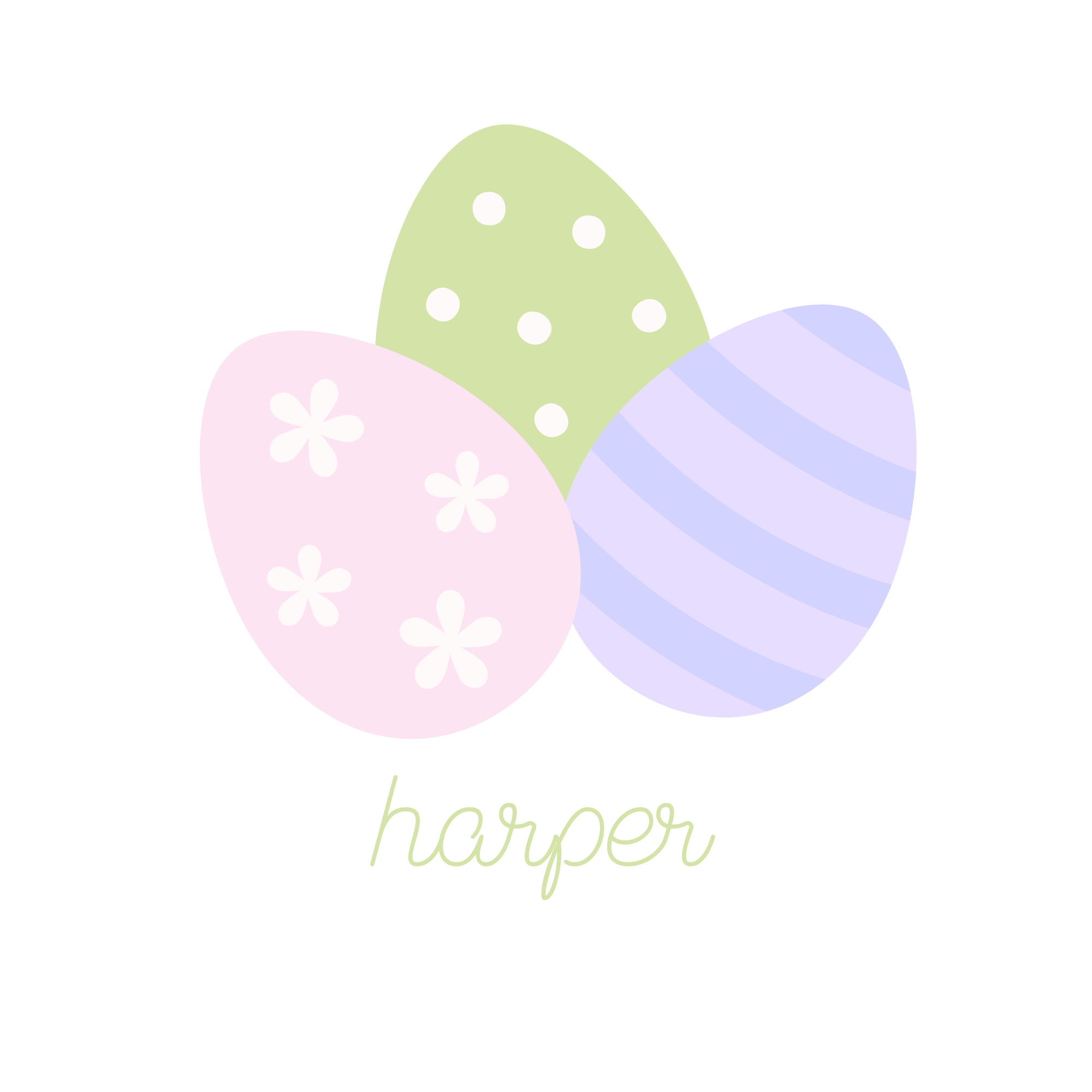 Girl Egg Trio