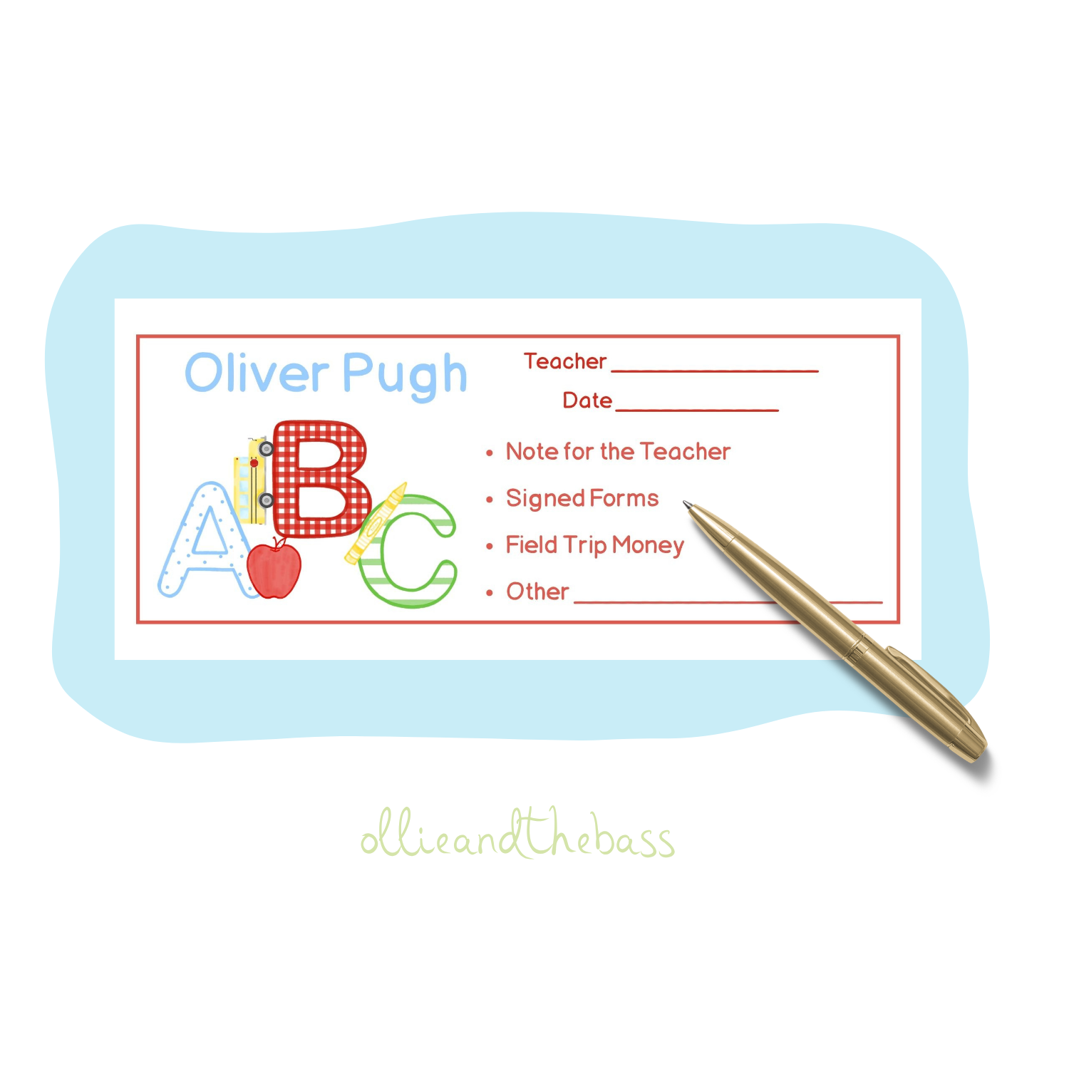 Primary ABC-  School Envelopes