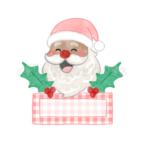 Pink Medium Skin Santa