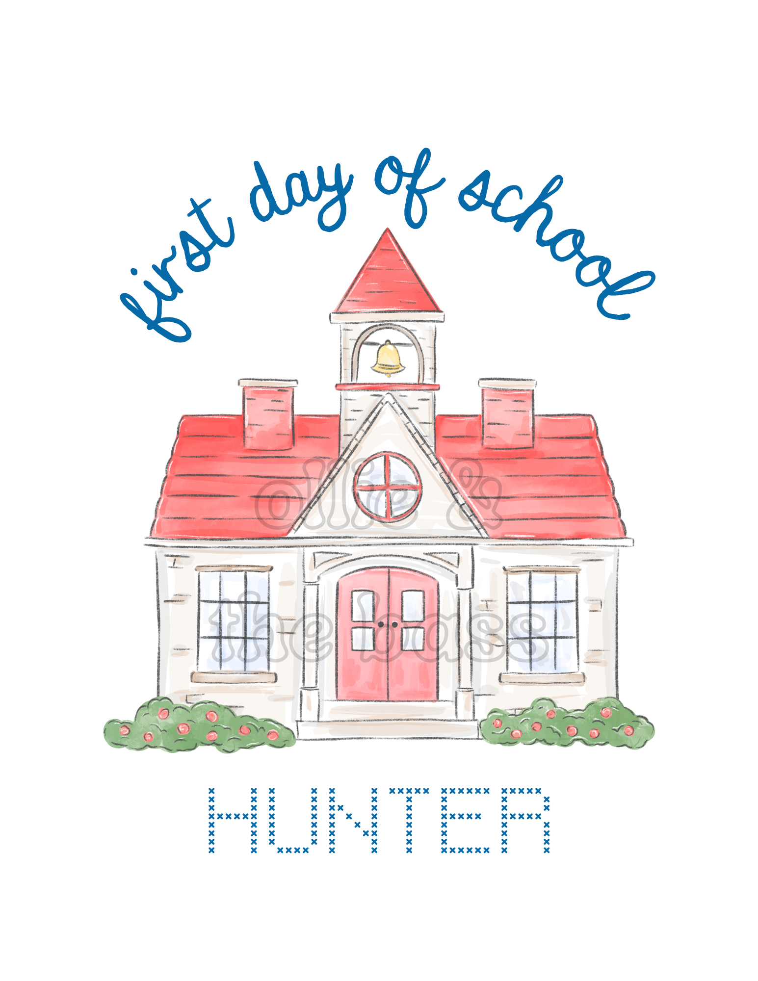 Red School House Banner
