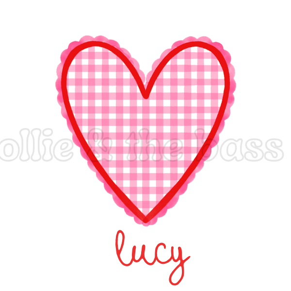 Gingham Heart