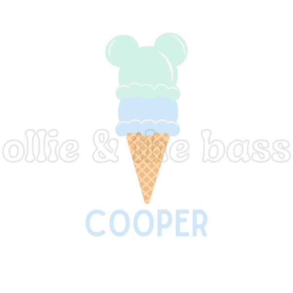 Blue/Green Ice Cream Scoop