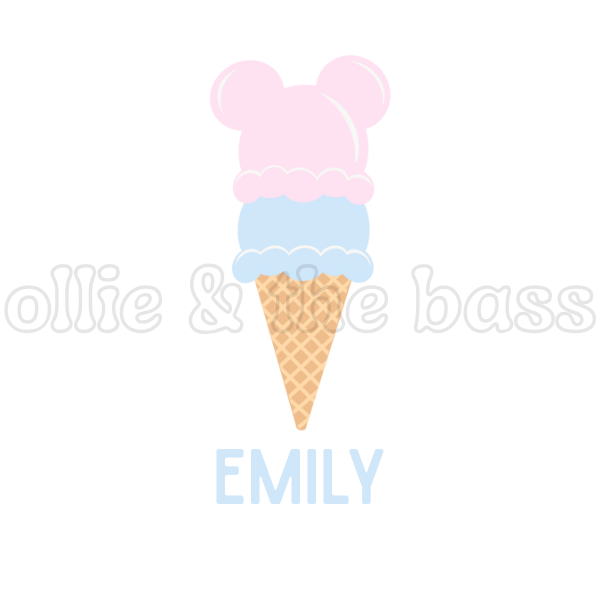 Pink/Blue Ice Cream Scoop