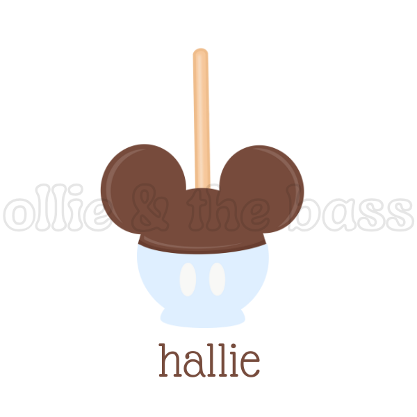 Lavender Mouse Candy Apple