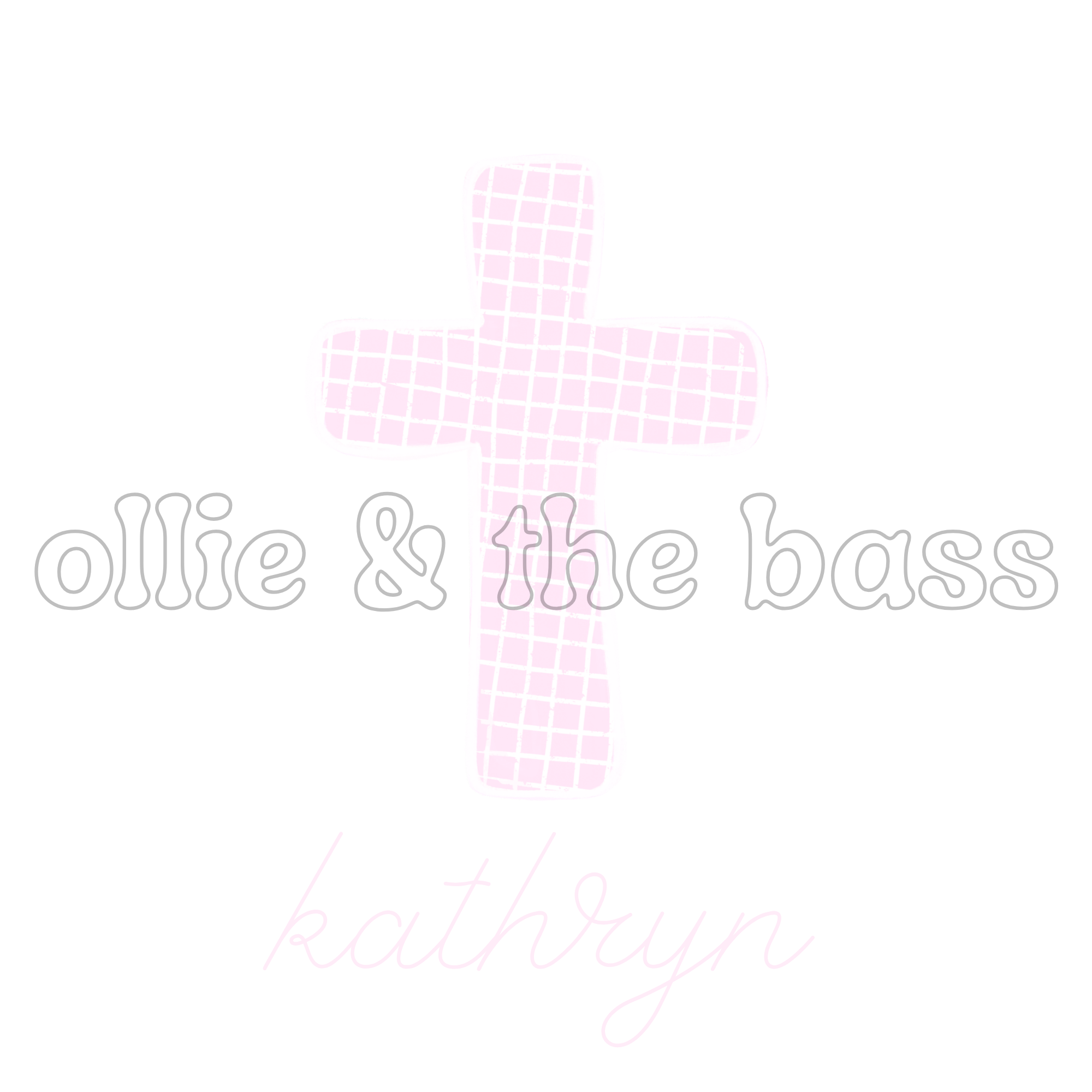 Pink Grid Cross