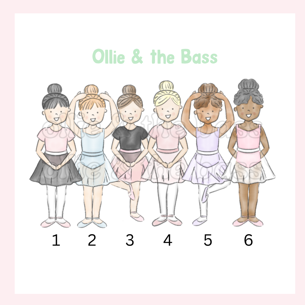 Ballerina-  School Envelopes