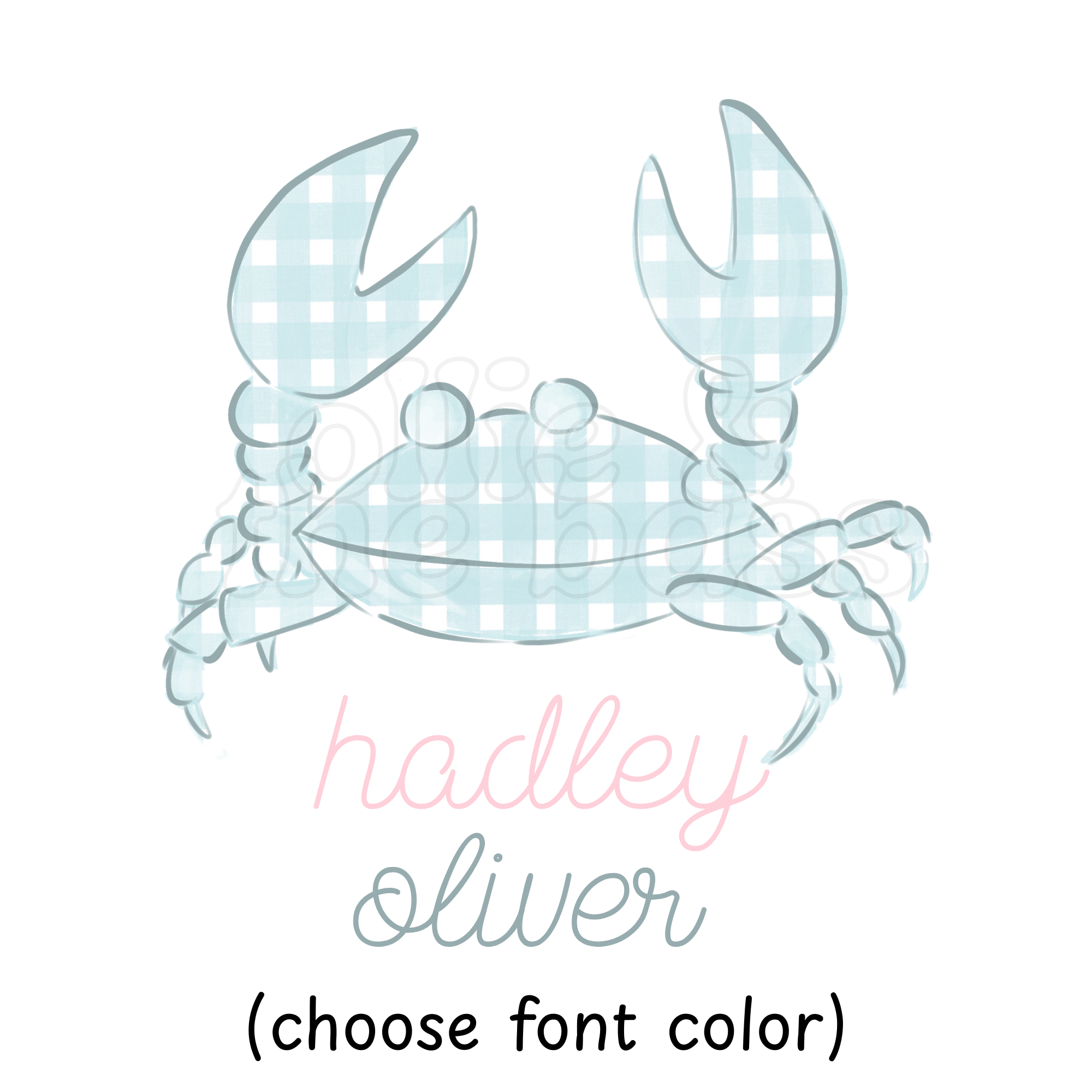 Gingham Crab